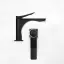 Смеситель для раковины Gessi Rilievo, без донного клапана, цвет Matte Black