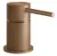 Смеситель Gessi 316 Flessa, удалённого управления, цвет Warm Bronze Brushed PVD