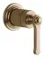 Смеситель Gessi Venti20, настенный, на 1 выход, внешняя часть, цвет Warm Bronze Br. PVD