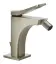 Смеситель для биде Gessi Rilievo, с донным клапаном, цвет Finox Brushed Nickel