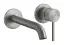 Смеситель для раковины Gessi 316, настенный, длинный излив, встраиваемый, цвет Steel Brushed
