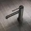 Cмеситель для раковины Gessi Ingranaggio, однорычажный, без донного клапана, цвет Matte Black