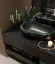 Смеситель для раковины Gessi 316, настенный, встраиваемый, цвет Matte Black
