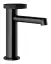 Смеситель для раковины Gessi Anello, низкий, однорычажный, без донного клапана, цвет Black Metal PVD