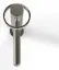 Смеситель для раковины Gessi Anello, низкий, с донным клапаном, цвет Finox Brushed Nickel