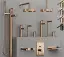 Смеситель для раковины Gessi Ingranaggio, длинный излив, встраиваемый, цвет Copper PVD
