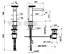 Смеситель для раковины Gessi Anello, низкий, с донным клапаном, цвет Finox Brushed Nickel