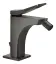 Смеситель для биде Gessi Rilievo, 50x147 мм, однорычажный, с донным клапаном, цвет Black Metal Brushed PVD