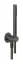 Ручной душ Gessi Anello, с держателем и шланговым подсоединением, цвет Black Metal Brushed PVD