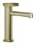 Смеситель для раковины Gessi Anello, низкий, однорычажный, без донного клапана, цвет Brushed Brass PVD