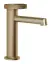 Смеситель для раковины Gessi Anello, низкий, однорычажный, без донного клапана цвет Warm Bronze Brushed PVD