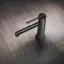 Смеситель для раковины Gessi Ingranaggio, без донного клапана, цвет Black Metal Brushed PVD