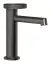 Смеситель для раковины Gessi Anello, низкий, однорычажный, без донного клапана, цвет Black Metal Brushed PVD