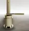 Смеситель для раковины Gessi Ingranaggio, длинный излив, встраиваемый, цвет Brass Brushed PVD