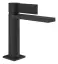 Смеситель для раковины Gessi Inverso, h178, без донного клапана, с соединительными шлангами, цвет Matte Black