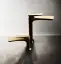 Cмеситель для раковины Gessi Ventaglio, h171 мм, с донным клапаном, соединительными шлангами, цвет Brushed Brass PVD