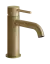 Смеситель для раковины Gessi316 Flessa, без донного клапана, цвет Warm Bronze Brushed PVD