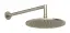 Верхний душ Gessi Anello, Ø250 мм, шарнирный с настенным держателем, цвет Finox Brushed Nickel