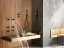 Термостат Gessi Goccia, с переключателем на 3 выхода, внешняя часть, цвет Matte Black