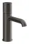 Смеситель для раковины Gessi Habito Trame, на 1 отверстие, без донного клапана, цвет Black Metal Brushed PVD
