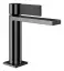 Смеситель для раковины Gessi Inverso, h178, без донного клапана, с соединительными шлангами, цвет Black Metal PVD