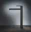 Смеситель для раковины Gessi Ingranaggio, высокий, с коротким изливом, без донного клапана, цвет Matte Black