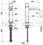 Смеситель для раковины Gessi Habito Trame, Ø50x200 мм, цвет Finox Brushed Nickel