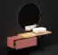 Смеситель для раковины Gessi Anello, высокий, короткий излив, цвет Matte Black