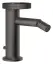 Смеситель для биде Gessi Anello, на 1 отверстие, донный клапан, цвет Black Metal Brushed PVD