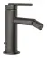 Смеситель для биде Gessi Ingranaggio, с донным клапаном, цвет Black Metal Brushed PVD