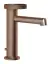 Смеситель для раковины Gessi Anello, низкий, с донным клапаном, цвет Copper Brushed PVD