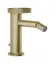 Смеситель для биде Gessi Anello, на 1 отверстие, донный клапан, цвет Brass Brushed PVD
