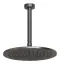 Верхний душ Gessi Anello, потолочный, ⌀250 мм, цвет Black Metal Brushed PVD