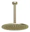 Верхний душ Gessi Anello, потолочный, ⌀250 мм, цвет Brass Brushed PVD