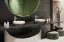 Смеситель для раковины Gessi Origini, средней длины, с донным клапаном, цвет Finox Brushed Nickel