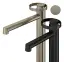 Смеситель для раковины Gessi Anello, высокий, длинный излив, цвет Matte Black