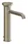 Смеситель для раковины Gessi Origini, средней длины, с донным клапаном, цвет Finox Brushed Nickel