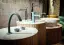 Смеситель для раковины Gessi Origini, высокий, без донного клапана, в комплект входит отделочная вставка, цвет Matte Agave