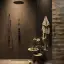 Душевой гарнитур Gessi Habito, штанга h900 мм, ручной душ, держатель, настенное шланговое подсоединение, цвет Chrome