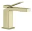 Смеситель для раковины Gessi Rettangolo K, без донного клапана, цвет Brass PVD
