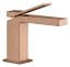 Смеситель для раковины Gessi Rettangolo K, без донного клапана, цвет Copper PVD
