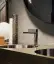 Смеситель для раковины Gessi Inverso, без донного клапана, с соединительными шлангами, цвет Black Metal Brushed