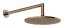 Верхний душ Gessi Anello, Ø250 мм, шарнирный, Н-145 мм, цвет Copper PVD