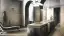Термостат Gessi316, на 2 выхода, с переключателем, внешняя часть, цвет Steel Brushed