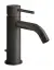 Смеситель для раковины Gessi 316 Flessa, на 1 отверстие, с донным клапаном, цвет Black Metal Brushed PVD