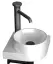 Cмеситель для раковины Gessi Origini, высокий, с донным клапаном, цвет Matte Black