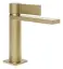Смеситель для раковины Gessi Inverso, h178 мм, однорычажный, с донным клапаном Stop&Go, цвет Brushed Brass PVD