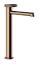 Смеситель для раковины Gessi Anello, высокий, длинный излив, цвет Copper PVD