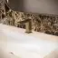 Смеситель для раковины Gessi Rettangolo K, без донного клапана, цвет Warm Bronze Brushed PVD