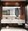 Смеситель для раковины Gessi Rilievo, настенный, со средним изливом, встраиваемый, внешняя часть, цвет Warm Bronze Brushed PVD